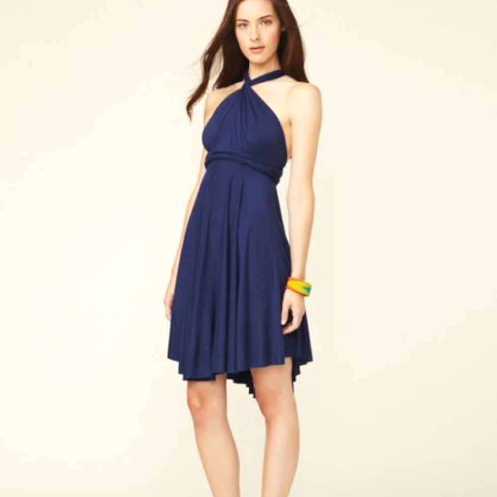 NWT Tart Navy Short Infinity Jersey Dress